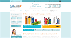 Desktop Screenshot of briquets-publicitaires-pro.com